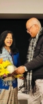 With Shobhana Narayan