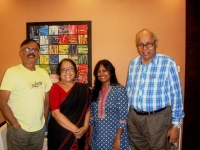 With the doyen of Bengali Music Subhamita Banerjee