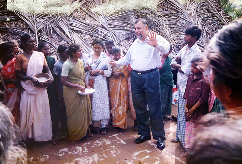 Villagers in Salem District, Tamilnadu, India