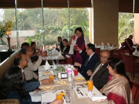 Neela with Dr. Kim Hak-Su, Amitabha Bhattacharyya, Mala Bhattacharyya,