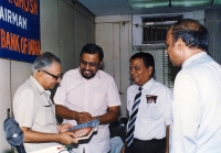 With Mr. D. N.Ghosh, Chairman and Managing Director, State Bank of India