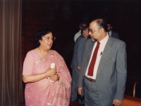 With Dr. Najma Heptulla