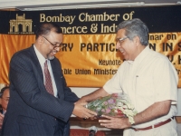 With Dr. Y. K. Alagh, Minister for Programme Implementation, Science and Technology, India